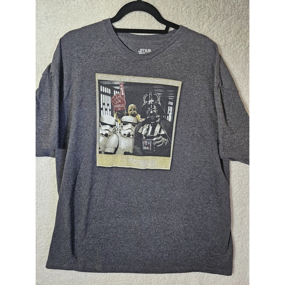 Stars Wars Gray T Shirt Empire Photo Rebels #1 Foam Finger